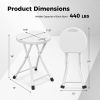 Folding Stool with Built-in Handle for Adults